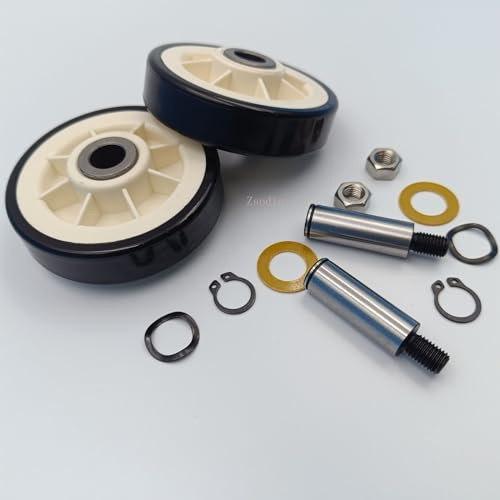 303373K Dryer Drum Support Roller, 2 PACK Roller Wheel Drum Support Kit for many brands Dryers -Replaces Part Numbers(303373, 12001541, ER303373K, AP4008534 etc)