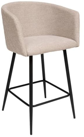 Atmosphera - Fauteuil de Bar Marlo Beige