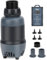 hygger Bomba de agua Acuario, 1500L/H 20W Bomba de agua Sumergible con Control de Pantalla LCD, Bomba para Fuente de agua con 4 Modos de Circulación de agua, Bomba de agua con 2 Boquillas