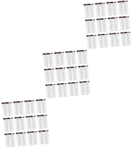 Ipetboom 36blätter Wasserdichte Augenbrauen Aufkleber Haarähnliche Tattoo Sticker Für Natürliche Augenbrauen Für Einfach Anzuwenden Und Tragbar Für Täglichen Gebrauch