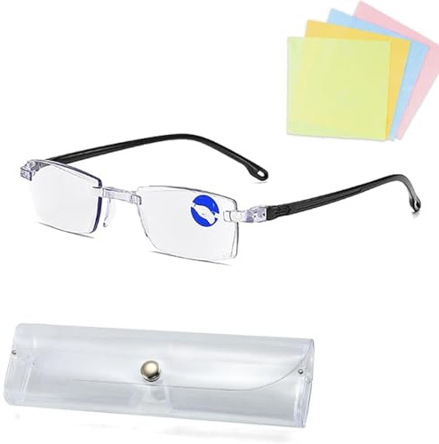 DPKSML Autozoom-Lesebrille, Zoom-Lesebrille mit automatischer Anpassung für Damen und Herren, tragbare Anti-Blaulicht-Brille (Autozoom)