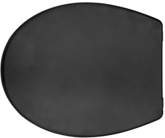 RIDDER Toilettendeckel Reno mit Soft-Close, Easy Click’n’Clean und Top-Fixing schwarz matt
