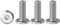 Drenky Vis à Tête Plate à Six Pans Creux Lot De 20 Vis à Tête Cylindrique Hexagonale à Bride M4 X 20 mm Boulons à Tête Plate Hexagonale en Acier Inoxydable A2 V2A Vis à Métaux, Filetage Complet