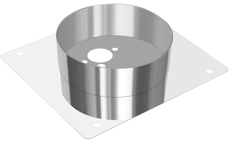 autozen Diesel Heater Turret Plate,40mm Stainless Steel Diesel Heater Mounting Plate Bracket for Parking Auxiliary Heating