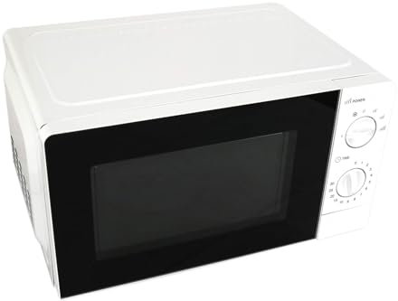 Deski Mikrowelle 20 Liter 700 Watt weiß 6 Stufen Mikrowellengerät