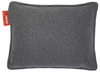 STOOV Ploov - Kabellose Wärmekissen - Infrarot mit Abschaltautomatik - 2.5 bis 5 Stunden wärme - 45x60 cm - Original Dunkelgrau