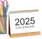 Tischkalender 2024-2025, Schreibtischplaner, 2025 Moderner Kalender September 2024 - Dezember 2025 Stehplaner für Zuhause
