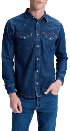LEE - Hemd Herren - Regular Fit - Regular Western - Rinse