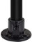 Rohrverbinder Schwarz Temperguss Klemmverbinder Schwarz Gerüstrohr Kupplungen (Fußplatte (131), Ø21,3 mm (½”))