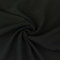 Viskose Stoff zum Nähen, leichter Blusenstoff, uni schwarz (Länge am Stück: ab 50cm / Breite: 135cm)