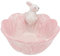 Holibanna 1 Pieza tazón de animales de dibujos animados tazón de desayuno de conejito pequeños plato cubiertos infantiles fruit bowl tazón de bienvenida cuenco adorable cerámica rosa
