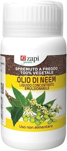 BERARDI | Olio di Neem Liquido Concentrato Emulsionabile, Soluzione Acquosa per Giardino, Uso non Alimentare, Consentito in agricoltura biologica
