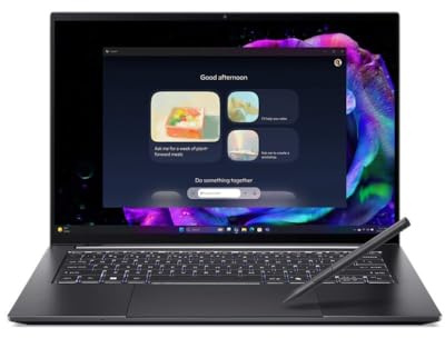 acer Swift X 14 AI SFX14-61G - 180° Hinge Design - AMD Ryzen AI 9 365/2 GHz - Win 11 Home - GeForce RTX 5070-32 GB RAM - 1024 TB SSD QLC, NVMe x 2-36.8 cm (14.5)