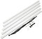 hecht international Zarge für Fliegengittertür Master Slim+ 120x240 cm in Weiß, 1 Stück, 101200101-VH