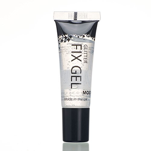 Glitzer Fix Gel von Moon Glow - kosmetischer Glitzer Haftprimer für Gesicht und Körper. Für alle Glitzer einschließlich feinen, stückigen, holographischen, schillernden und bio