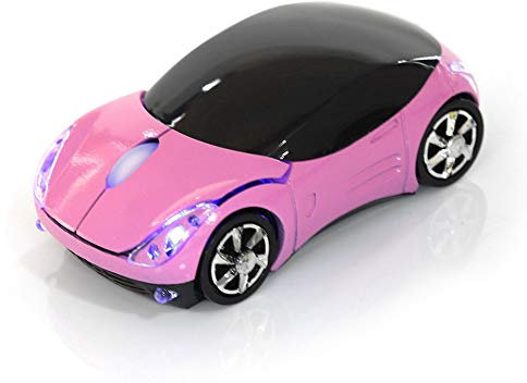 Kafuty Souris pour Eenfant, 2.4G Souris sans Fil avec Récepteur USB, 1600 DPI Haute Précision Souris Optique pour Windows XP/Vista/Windows 7 / ME / 2000 / Mac Os Ou Version Ultérieure(Rose)