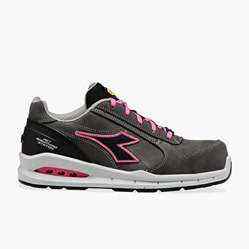 Diadora Run Net Airbox Low S3 SRC, Scarpe da Ginnastica Uomo, Smoke, 39 EU