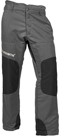 Husqvarna Chainsaw Pants, Black/Gray, Black/Grey, M