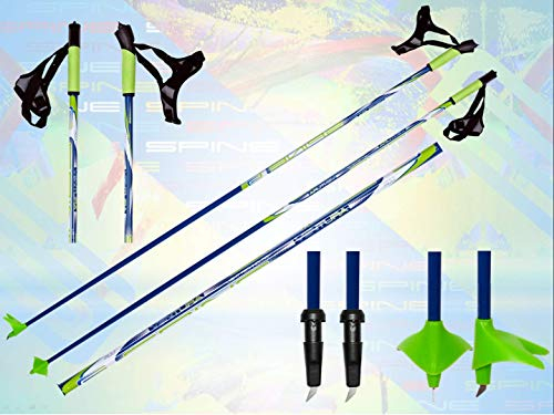 Spine Ventura Skating Skike Roller Rollski Stöcke Nordic Blading Langlaufstock ALU (150)