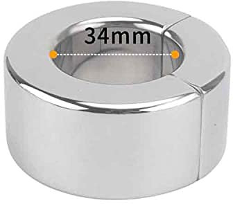 SeLgurFos Hoden Hodensack Anhänger Ball, Heavy Duty Starke Magnetische Edelstahl Kugel Gewicht Hodensack Bahre Penis Cock Ring Verzögerung Ejakulation Männliches Sexspielzeug (A3-25mm)