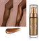 PHOERA High Gloss Waterproof Body Luminizer Glitter Face Shimmer Moisturizer Lotion Tan Cream Foundation Makeup Bronzer AQUAPURITY (103 GLISTENING BRONZE, One Size)