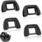 4 Pieces Eyecup Eyepiece Viewfinder Compatible with Nikon DK-21 D7000 D750 D610 D600 D300 D200 D100 D90 D80 D70 D70s