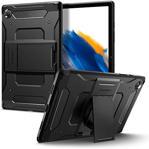 Spigen Tough Armor Pro Kompatibel mit Samsung Galaxy Tab A8 10.5 (2021) - Schwarz