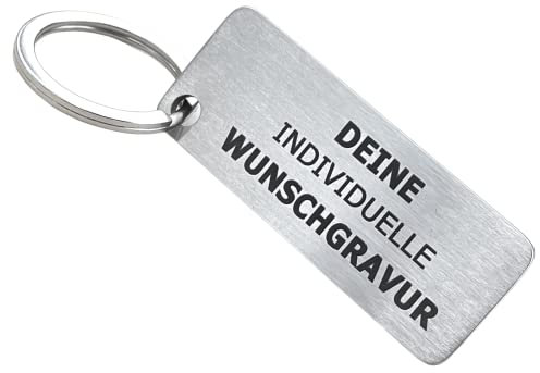 WIENS3D Schlüsselanhänger mit Gravur Personalisiert Liebe Partner Herz Weihnachten schlüsselanhänger Jahrestag Muttertag Wunschgravur Graviert Adressanhänger Koffer Geschenk