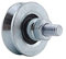 SCHARTEC Schiebetor Laufrollen Rolle U Profil Hoftor Rollen für Laufschiene Gartentor Laufrolle Tor Schiebetür (Ø38 mm)