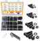 HVDHYY 945Stück M2 M3 M4 M5 Schrauben Set aus Kohlenstoffstahl Schraube Muttern und Unterlegscheiben Sortiment Kit Schwarz Innensechskant Schrauben set Maschinenschrauben mit a Aufbewahrungsbox