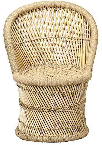 Marrakesch Stuhl Gartenstuhl aus Bambus Aleja ø 42 cm | Ideal im Garten Terrasse und Balkon