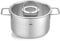 Fissler Pure Collection/Edelstahl-Kochtopf (Ø 24 cm, 5,7L) Töpfe inkl. Glas-Deckel, Innen-Skalierung – Induktion