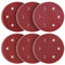 KONGMING Disques de Ponçage 225 mm 60 Pièces Disque Abrasif 225mm 6 Trous Grain P40 P60 P80 P120 P180 P240 pour Girafe Ponceuse