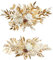 2 Stück Blumen für Hochzeitsbogen, künstliche Blumen, Set mit künstlichen Blumen, Willkommensschilder für Hochzeit, Blumendekoration für Hochzeit, Zeremonie