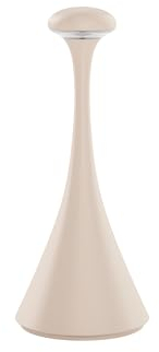 SIGOR Nudrop mini - Dimmbare kleine LED Akku-Tischlampe Indoor & Outdoor, Höhe 21 cm, aufladbar mit easy-connect puk, 7 h Leuchtdauer, dünenbeige