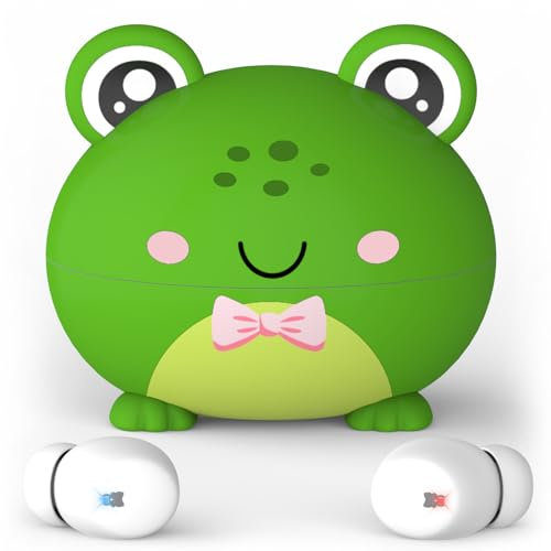 COOTIMOCK Auriculares Niños, Auriculares Inalambricos Niña con Límite de Volumen de 85 dB, 30H Reproducción, Bluetooth 5.3, Smart Touch Control, Cascos Niños con Micrófono, para iPad/Tablet/Avión