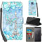 Handyhülle für Samsung Galaxy S9 Hülle PU Leder Schutzhülle Klappbar mit Kartenfach Ständer Handytasche mit Kameraschutz Flip Case Klapphülle für Samsung S9, Turm