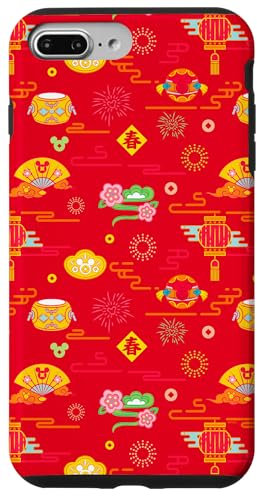 iPhone 7 Plus/8 Plus Disney Chinese Lunar New Year Hidden Mickey Mouse Pattern Case