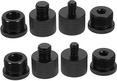 Vaguelly Microphone Stand Thread Adapter 1/4 Female to 5/8 Male Screw for Camera Accessories