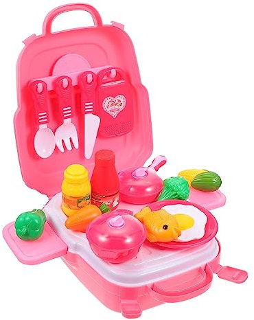 ibasenice Jouet De Cuisine pour Enfants Friteuse À Air pour Enfants Ensemble De Jeu Éducatif pour Garçons Et Filles