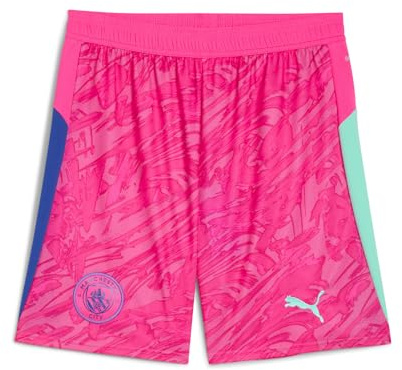 PUMA Herren Manchester City Shorts Torwart 2025/26 - Rosa - Size: M