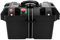 soudesileim Black Leisure Battery Box with Overload Protection Device, Fixing Strap and LED Display, 44x24.5x27cm, Integrated Switch Contro, Multi Functional Battery Box, Cars, Campers