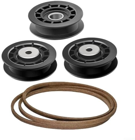 Rasenmäher Umlenkrolle für Handwerker, für POULAN, Rasentraktoren Keilriemen Spannrolle, Rasenmäher Wartungssatz Spannrolle Riemenmontage Ersatzset
