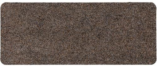 ANRO Schuhparkplatz Fußmatte rutschfest Fußabtreter Schmutzfangmatte Indoor Sauberlaufmatte schmal Abtropfmatte für Eingang Uni Braun 30 x 75 cm