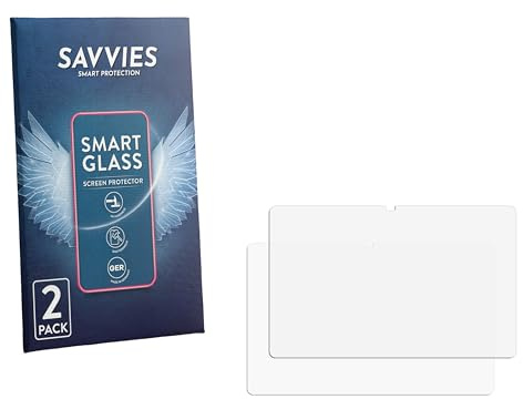 Savvies 2 Stück Panzer Schutz Glas für Dghrti TAB20 10.1 9H Schutzfolie HD Klar, Blasenfrei, Anti-Fingerabdruck, Stoßfest, Displayschutz