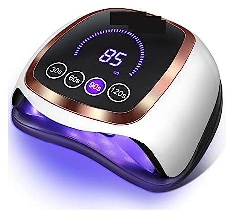 LED UV Nail Lamp 168W 42LEDs Nail Drying Lamp For Manicure Professional Led UV Drying Lamp With Auto Sensor Smart Nail Salon Equipment Tools Fast & Even Curing(1)