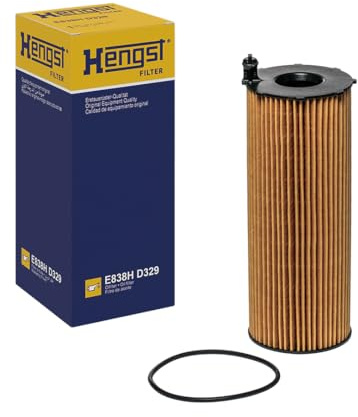HENGST - Ölfilter E838H D329 - Öl-Filtereinsatz für KFZ | Hochwertiger Motorölfilter für KFZ mit Otto- oder Dieselmotor - Robuster Ölfilter mit hoher Schmutzaufnahmefähigkeit