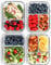 Glass Meal Prep Containers - 2 & 3 Compartment (4 Pack, 1000 ML) with Airtight Lids - Glass Lunch Containers, Portion Control