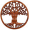 Oriental Galerie Wandbild Lebensbaum Mandala 30cm Zeichen Relief Holzbild Rund Baum des Lebens Symbol Wanddeko Soar Holz Nr.1