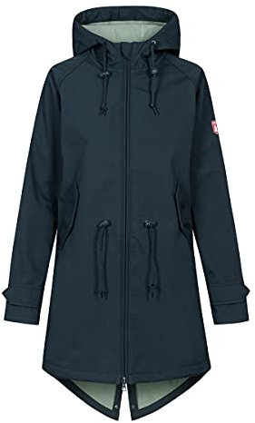 derbe Softshell Friese Island, 36/36 Damen, Navy/Lily pad